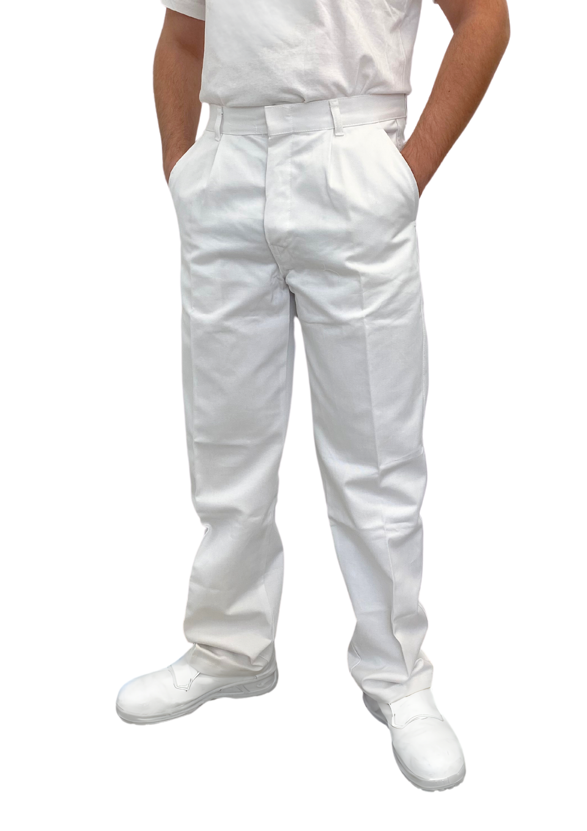 Men's Regular Work Trousers - 100% Cotton