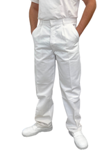 Pantalones de trabajo regulares para hombre - 100 % algodón