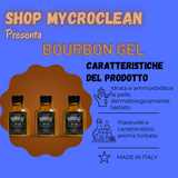 Gel disinfettante con caratteristico aroma torbato