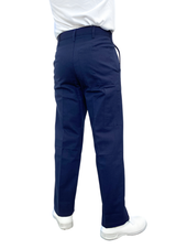 Men's Blue Work Trousers - 100% Cotton