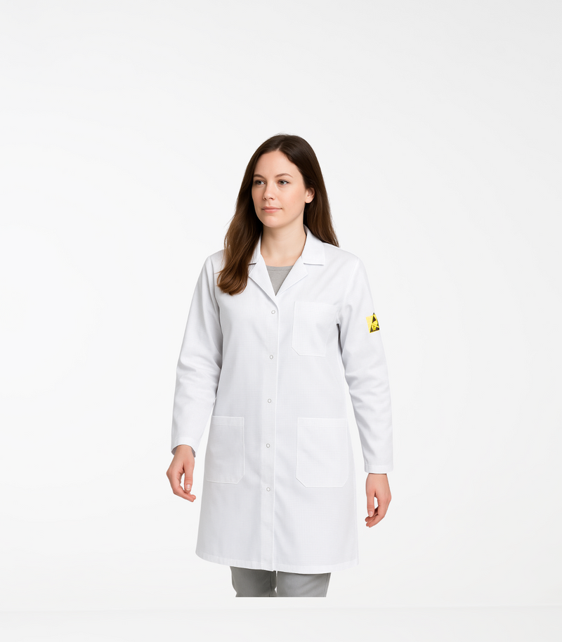 Antistatic White Coat - Women