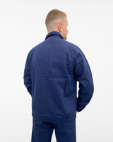 Chaqueta azul de corte regular para hombre - Certificación CE