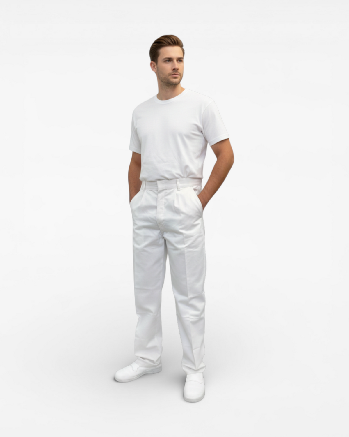 Pantalone da lavoro Bianco