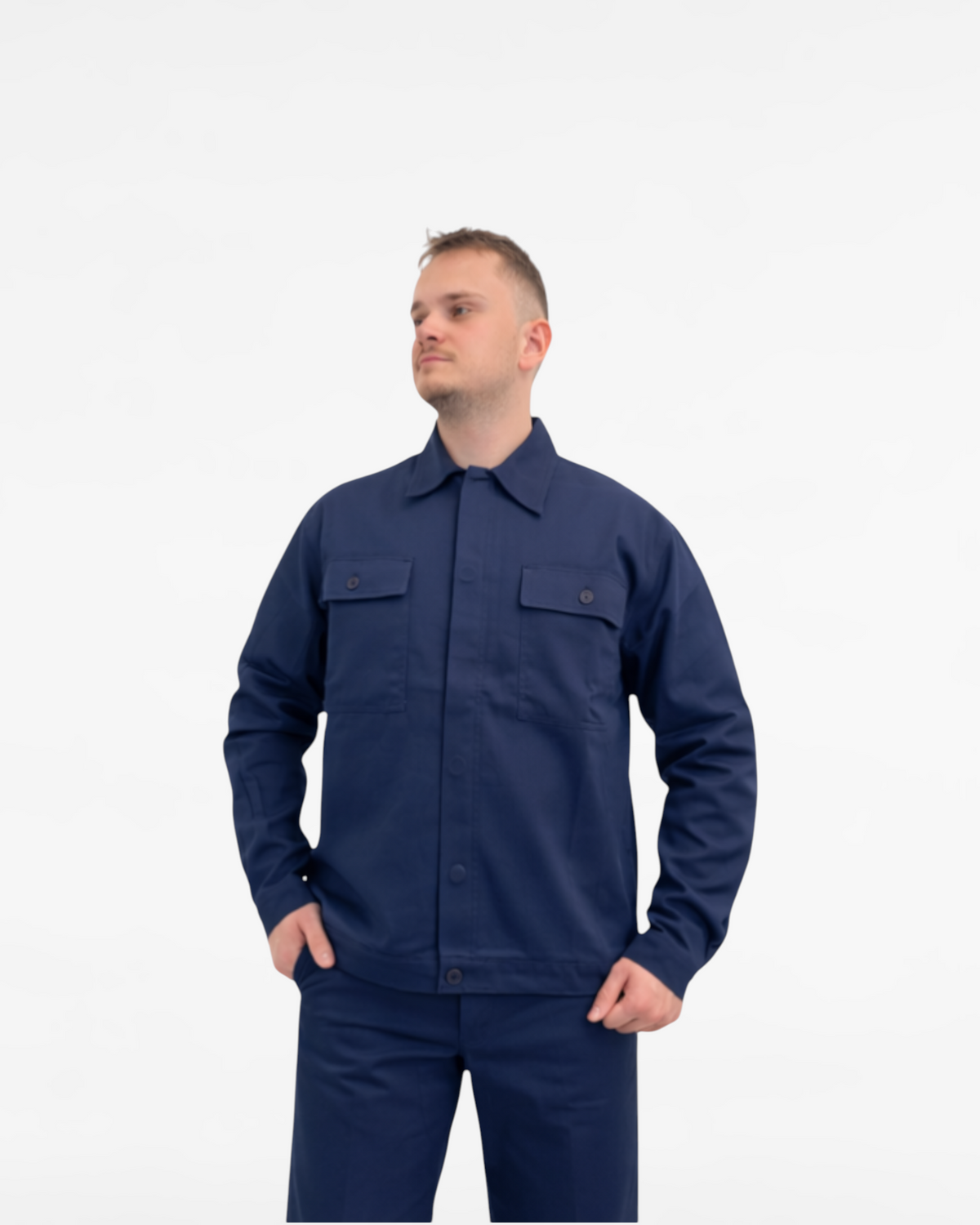 Chaqueta azul de hombre - Certificación CE