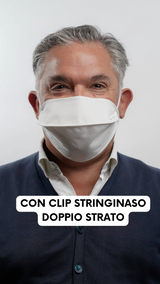 Mascherina doppio strato Ecosostenibile 100 Lavaggi